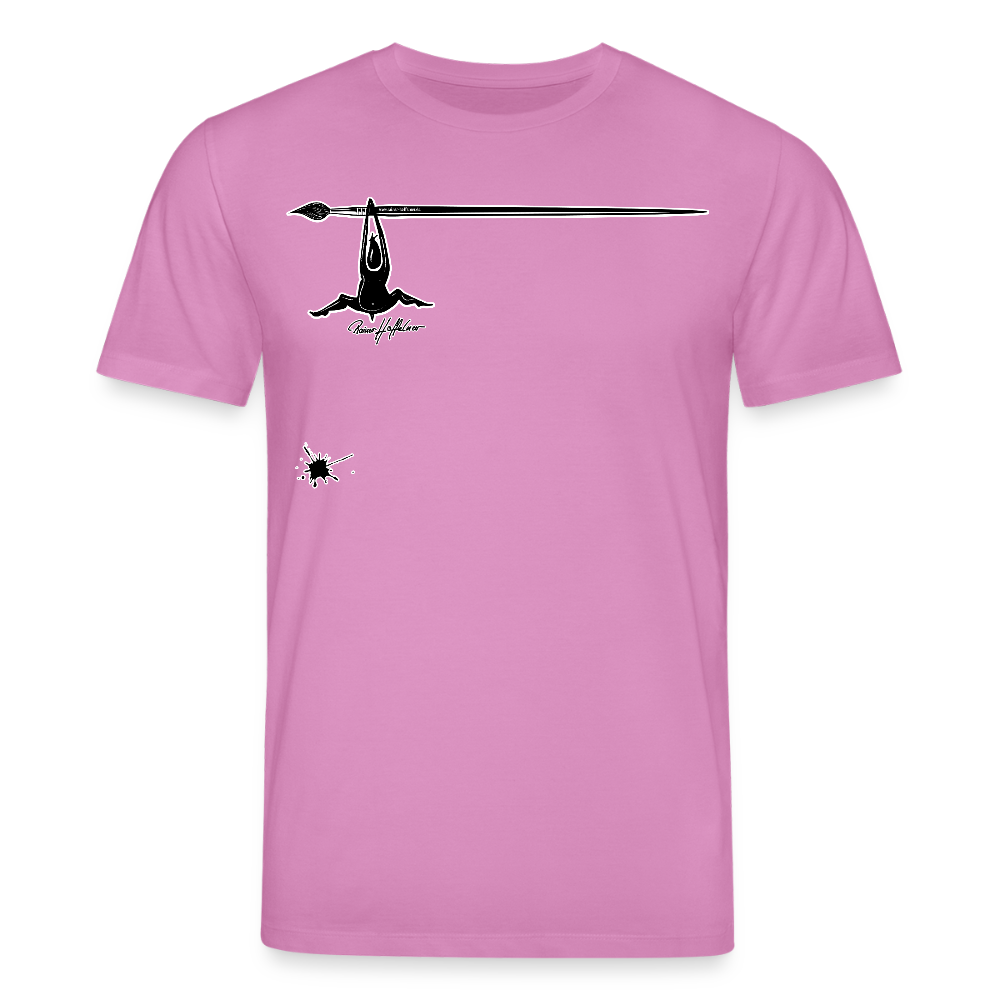 Unisex Bio-T-Shirt mit MÄNNLE PRINT - Pink