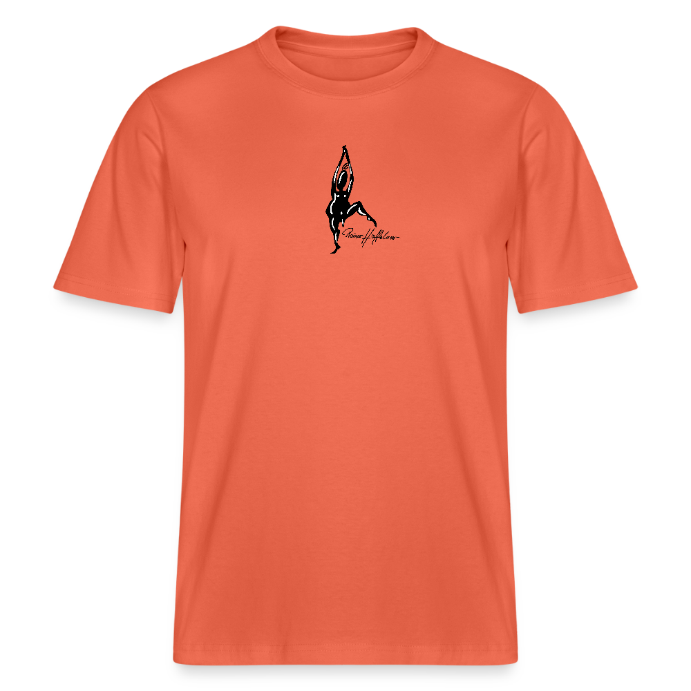 Unisex Bio-T-Shirt mit TUSCHEMÄNNCHEN PRINT - Hellrot