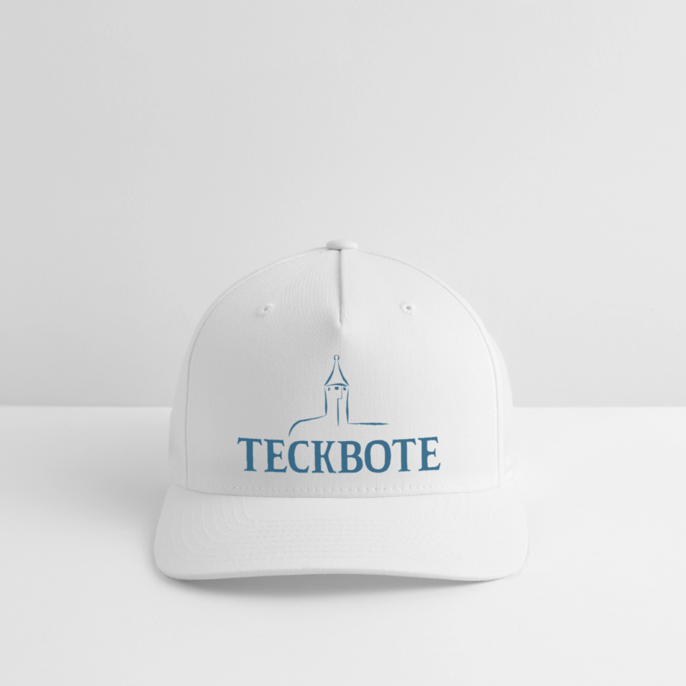 Flexfit Cap mit TECKBOTE PRINT - Weiß