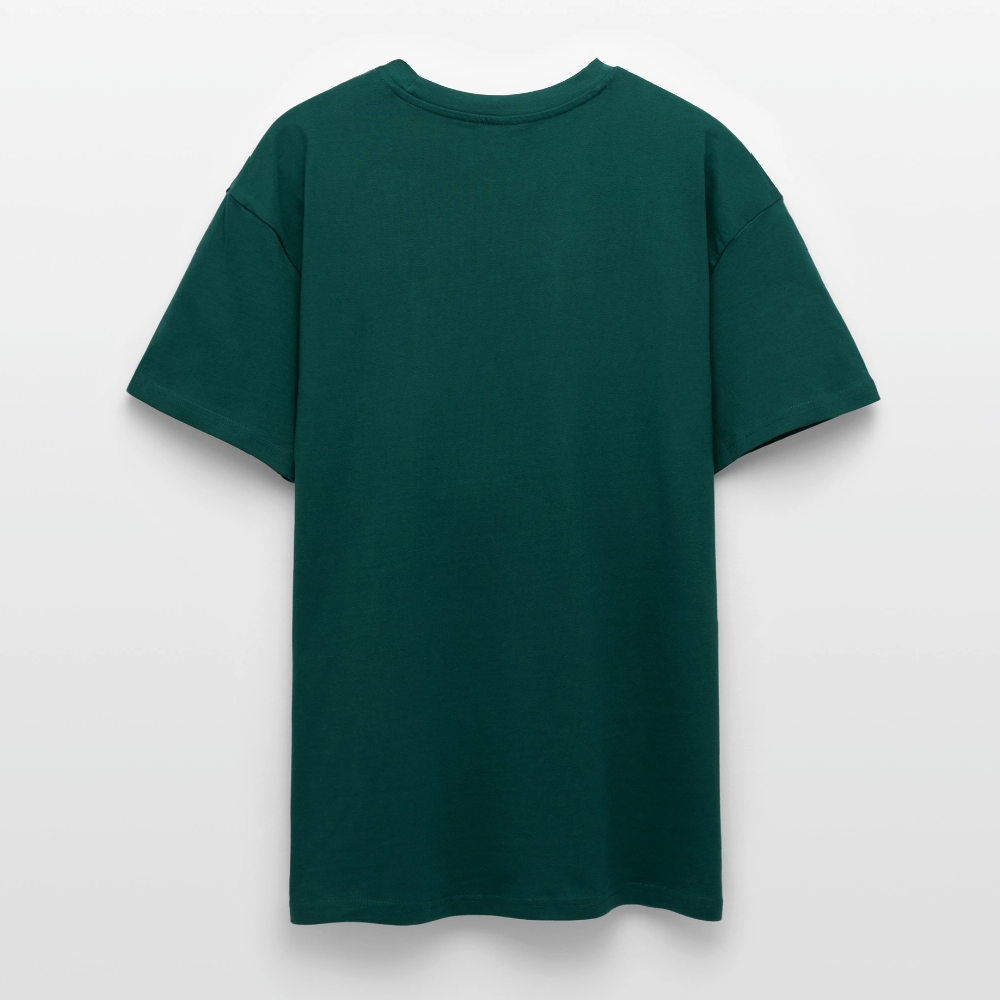 Heavy Oversize T-Shirt mit KUCKSCH DU PRINT - hunter Green