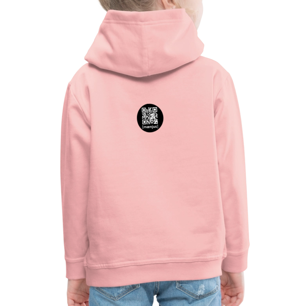 MNJS KIDS Premium Hoodie mit REDEYE ELEPHANT DISTRICT PRINT - Kristallrosa
