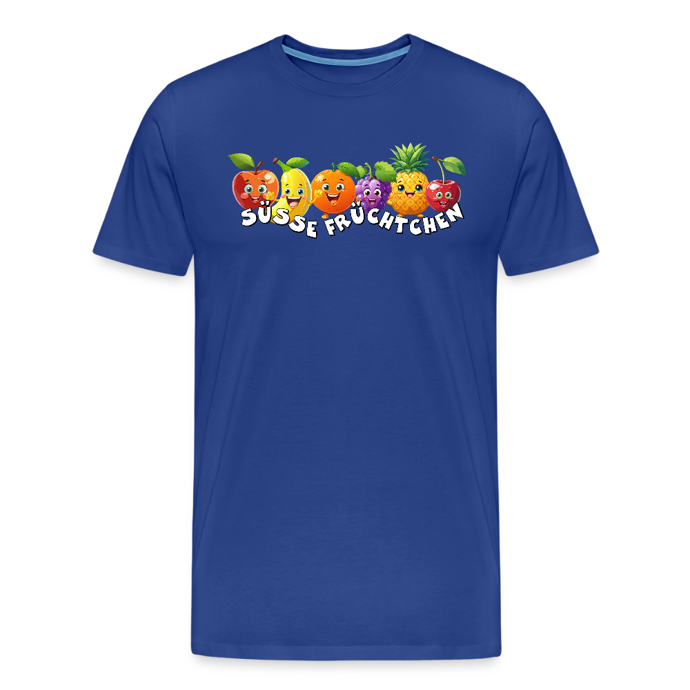 Männer Premium T-Shirt mit SÜSSE FRÜCHTCHEN PRINT - Königsblau