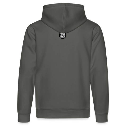 Unisex Bio-Hoodie mit QUOKKA SNOWCLUB PRINT - Anthrazit