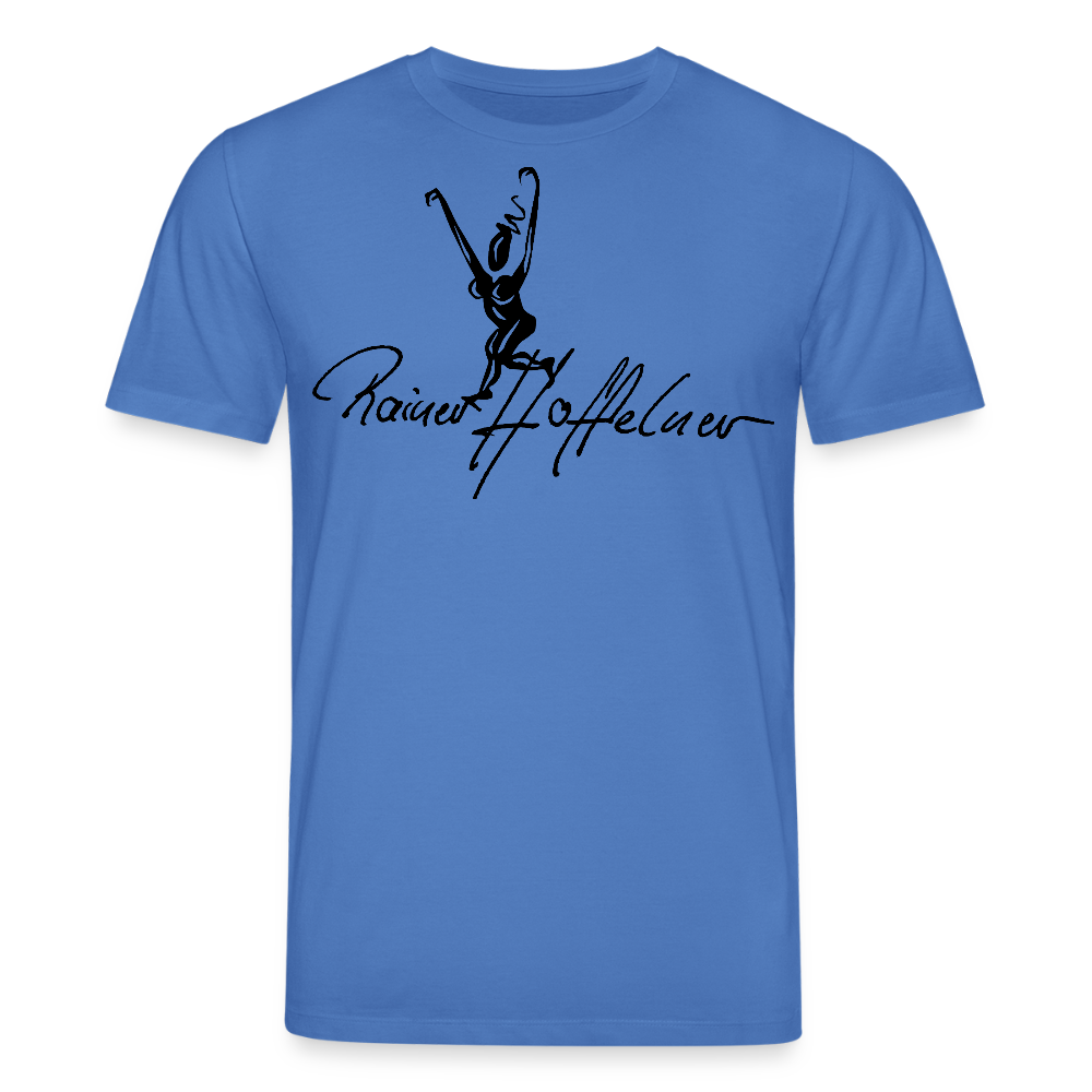Unisex Bio-T-Shirt mit TUSCHEWEIBCHEN PRINT - Achtsames Blau