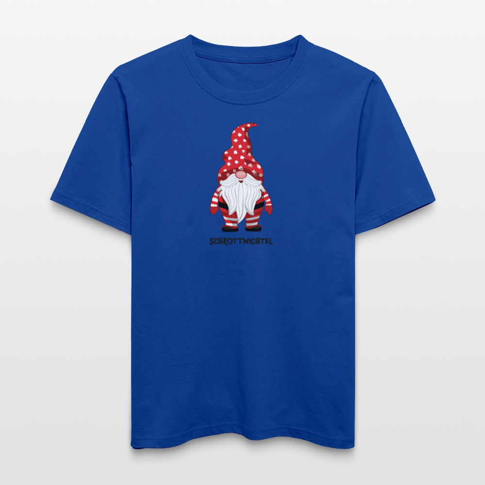 Unisex Bio-T-Shirt mit SCHROTTWICHTEL PRINT - Dunkelblau