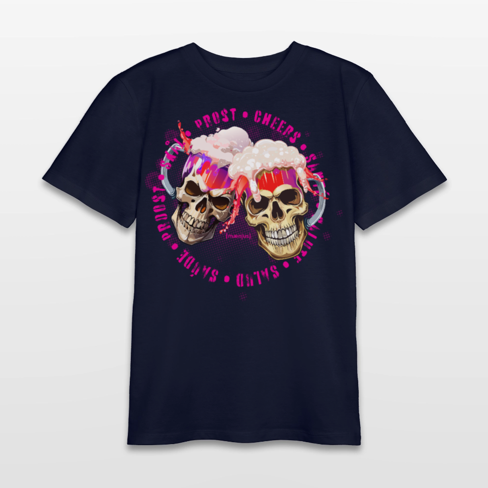 MNJS TEENS Bio T-Shirt mit OKTOBERFEST EDITION GIRLS PRINT - Navy