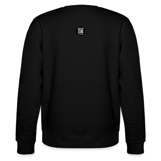 Unisex Bio-Sweatshirt mit BLACK MANDALA PRINT - Schwarz