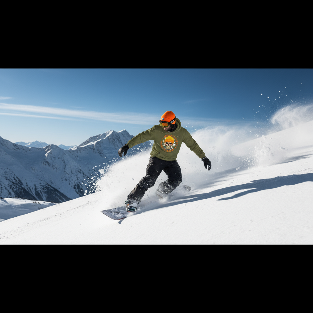 Snowskull Fucktory Bio-Hoodie – Unisex Streetwear Orange