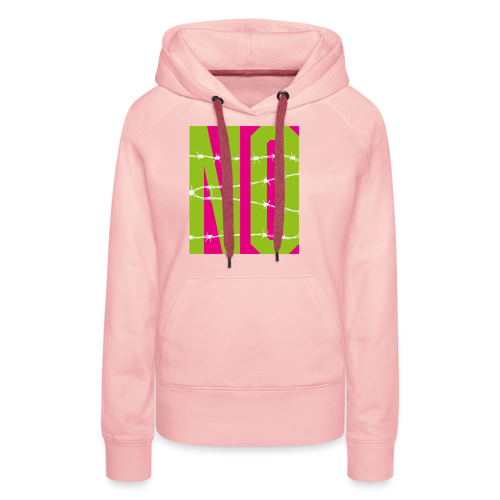 Frauen Premium Hoodie mit NO PRINT - Kristallrosa