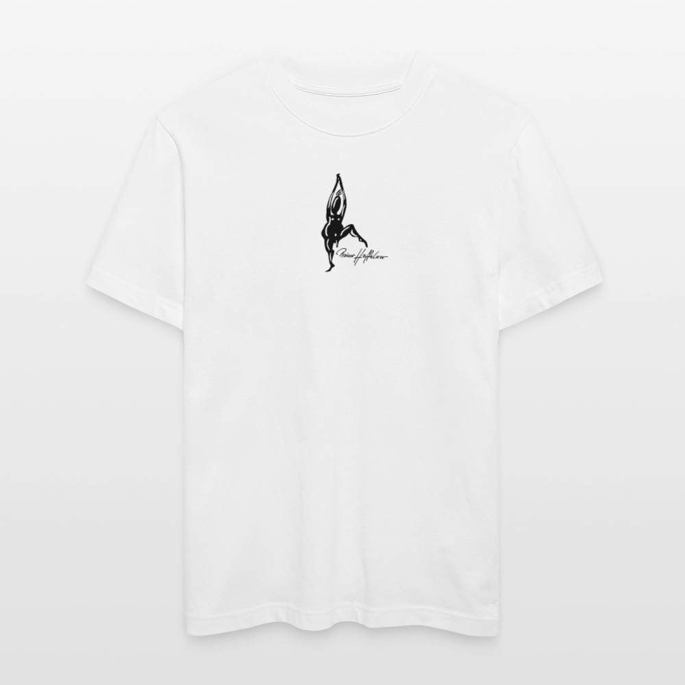 Unisex Bio-T-Shirt mit TUSCHEMÄNNCHEN PRINT - Weiß