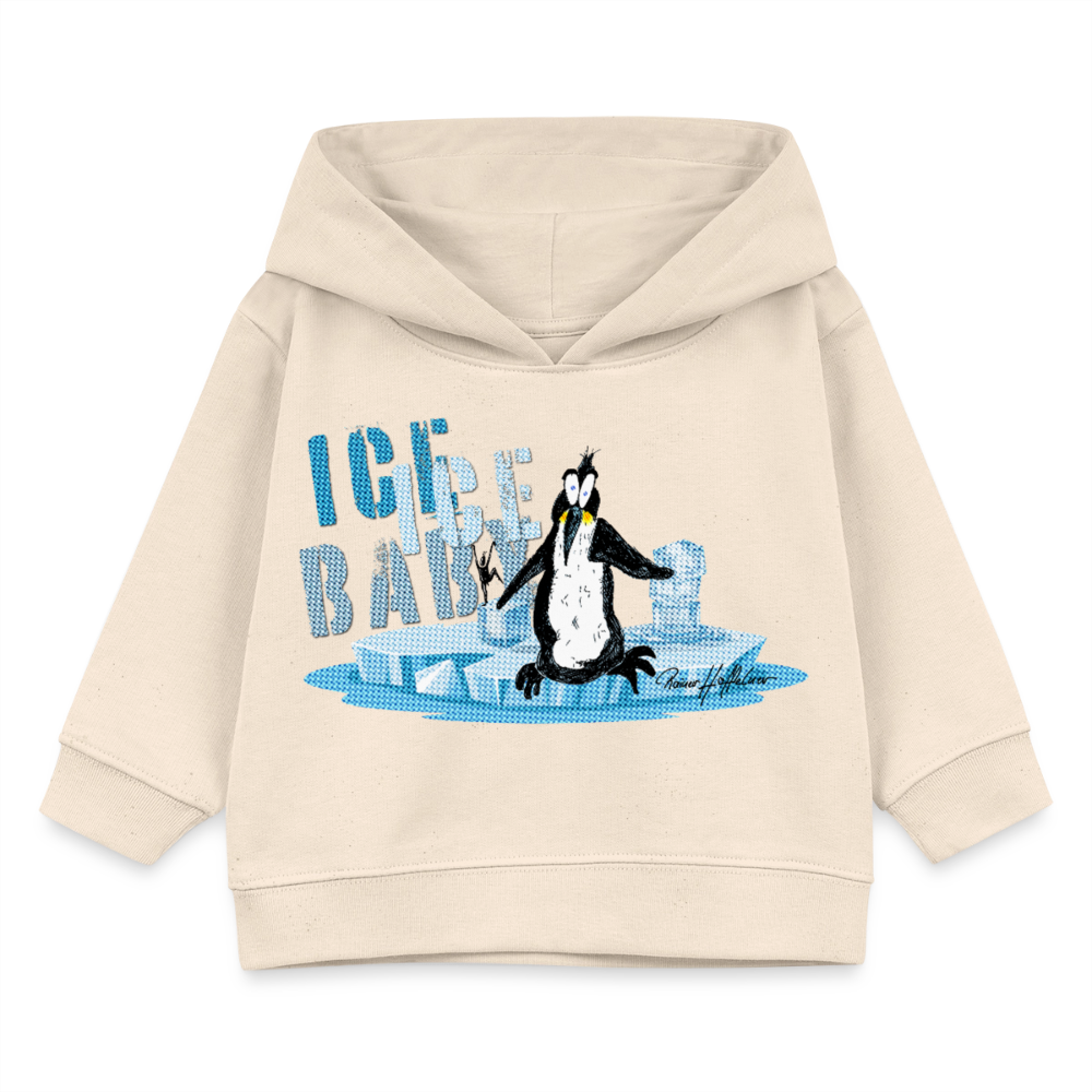 MNJS KIDS Bio Hoodie mit ICE ICE BABY PRINT - Weißgrau