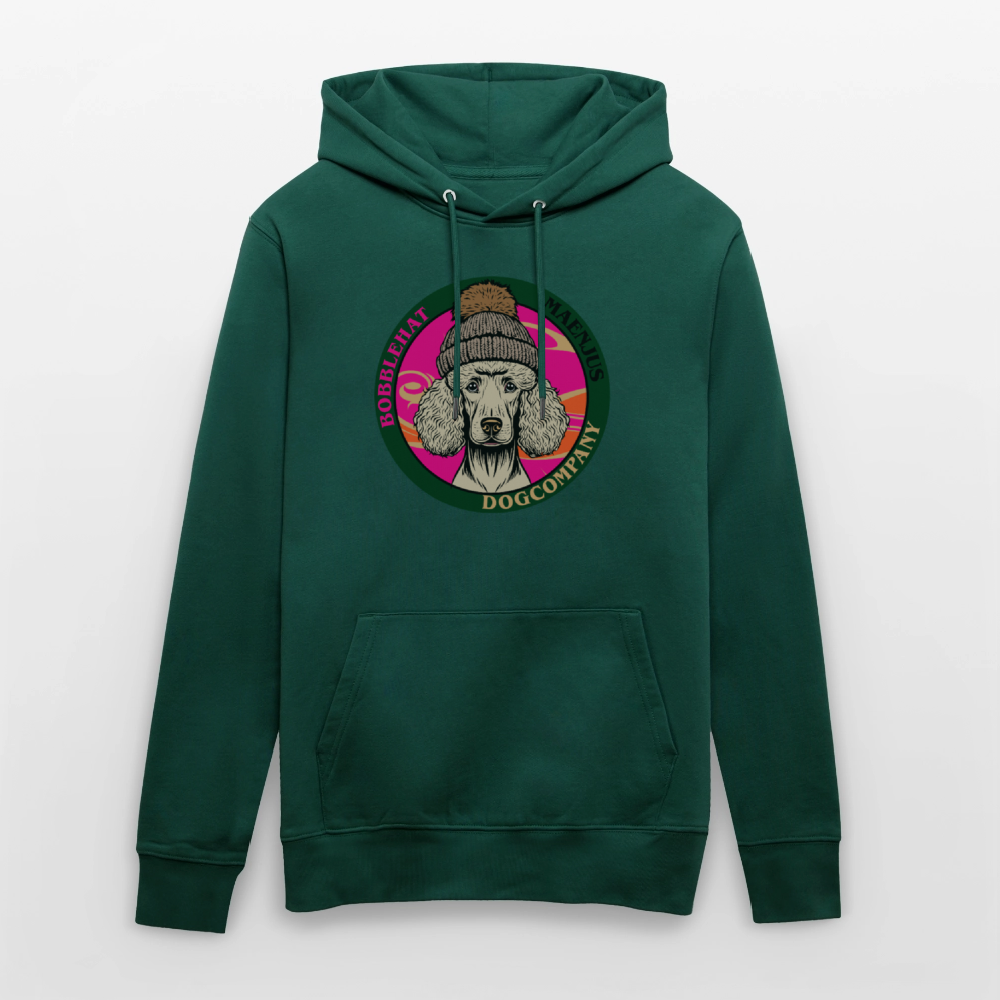 SUnisex Bio-Hoodie mit BOBBLEHAT DOGCOMPANY PRINT - Forest