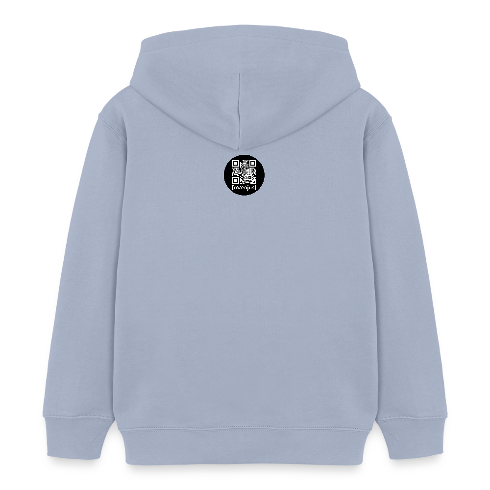 MNJS KIDS Bio-Hoodie mit FUNKY ALPAKA CLUB PRINT - Lavendel-Violett