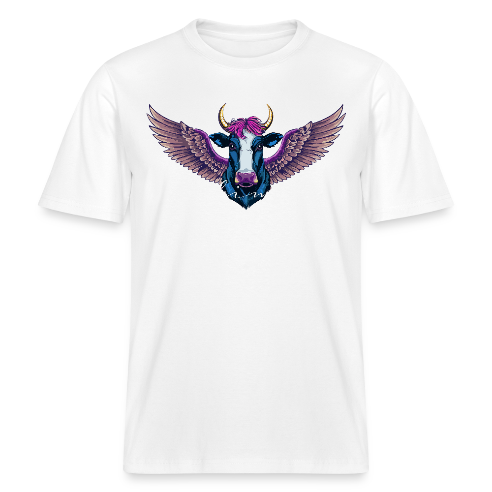 Unisex Bio-T-Shirt mit MNJS CREW no limits PRINT - Weiß