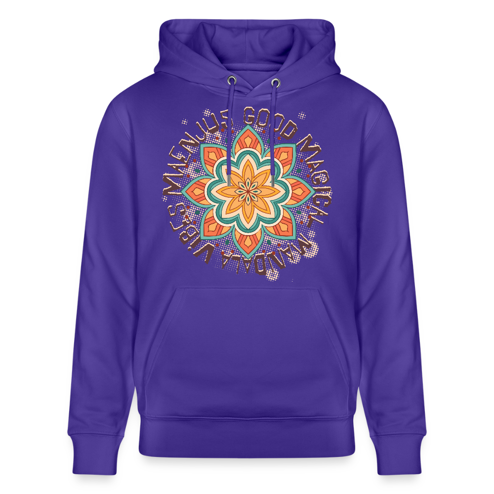 Unisex Bio-Hoodie mit MANDALA VIBES PRINT - Purple Love