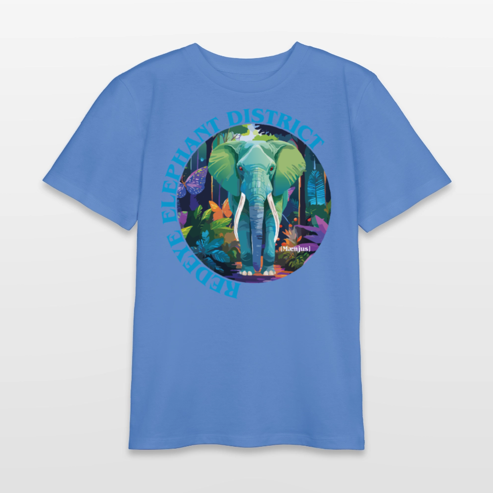 MNJS TEENS Bio T-Shirt mit REDEYE ELEPHANT DISTRICT PRINT - Blau