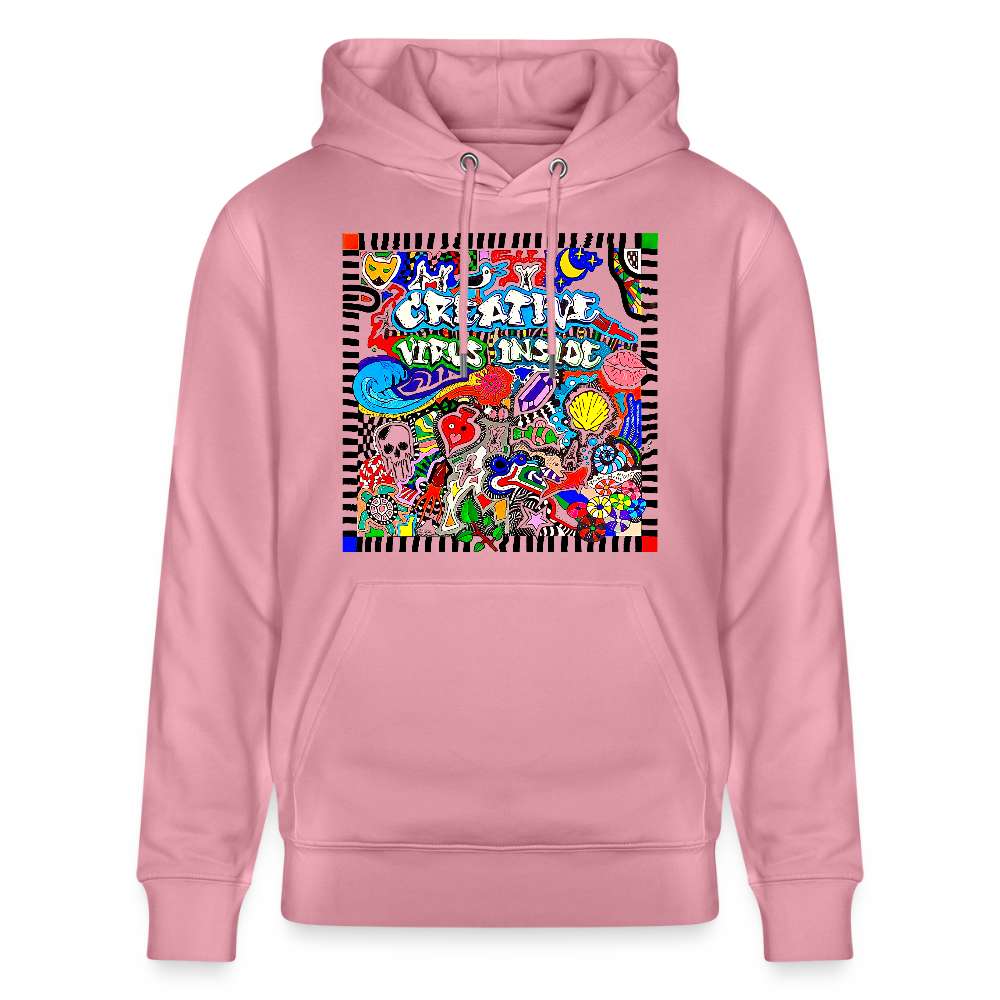 Unisex Bio-Hoodie mit CREATIVE VIRUS INSIDE PRINT - Lila Traum