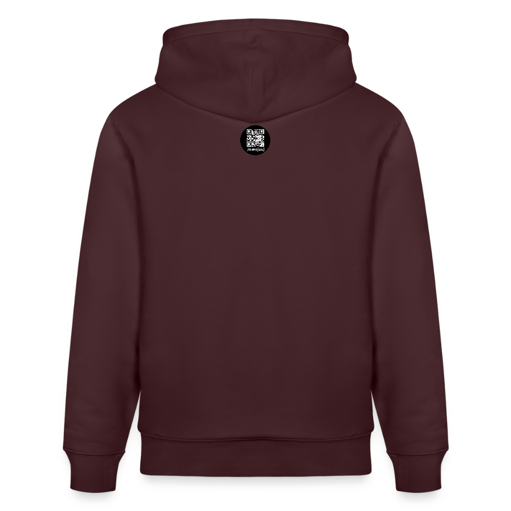 Unisex Hoodie mit WINDROSE PRINT - Maroon