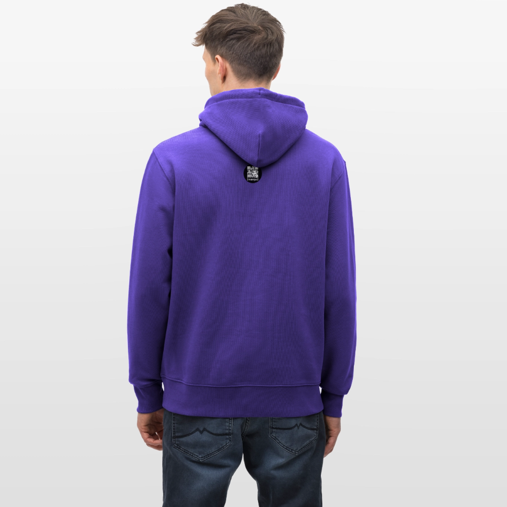 Unisex Bio-Hoodie mit KEEP CALM PRINT - Purple Love 
