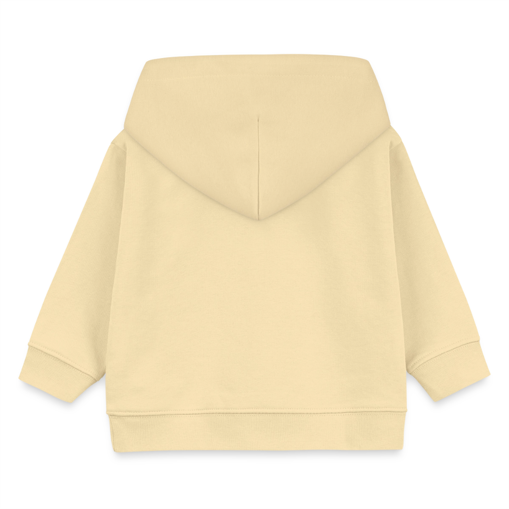 MNJS KIDS Bio Hoodie mit MONKEY IN LOVE PRINT - Creme