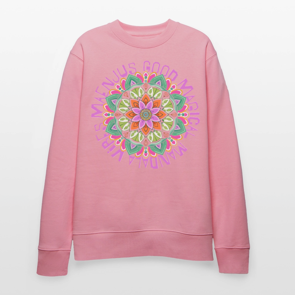 Unisex Bio-Sweatshirt mit MANDALA VIBES PRINT - Lila Traum