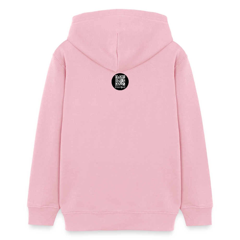 MNJS TEENS Bio-Hoodie mit MONKEY IN LOVE PRINT - Hellrosa