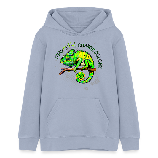 MNJS TEENS Bio-Hoodie mit STAY CHILL CHANGE COLORS PRINT - Lavendel-Violett