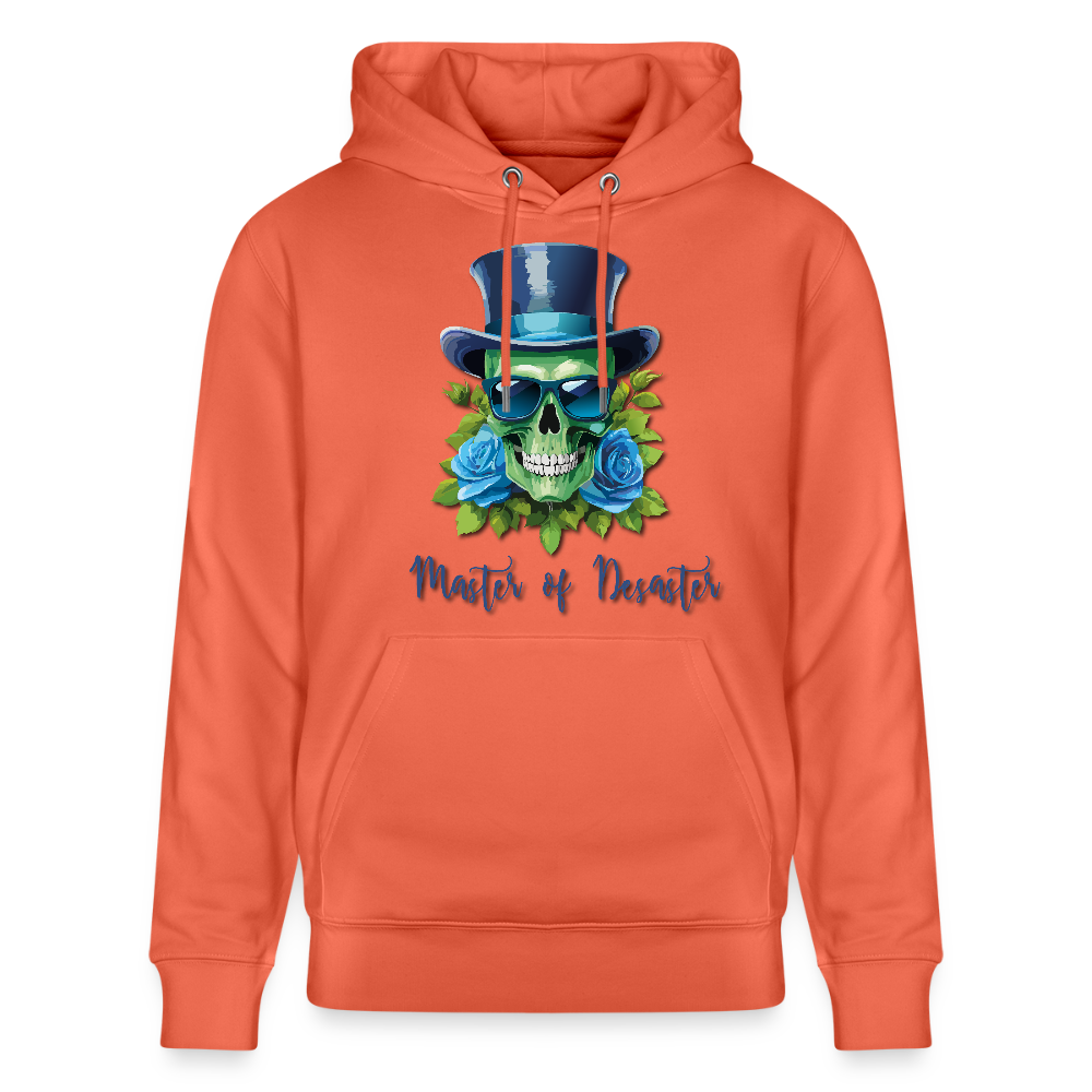 Unisex Hoodie mit MASTER OF DESASTER SKULL PRINT - Hellrot