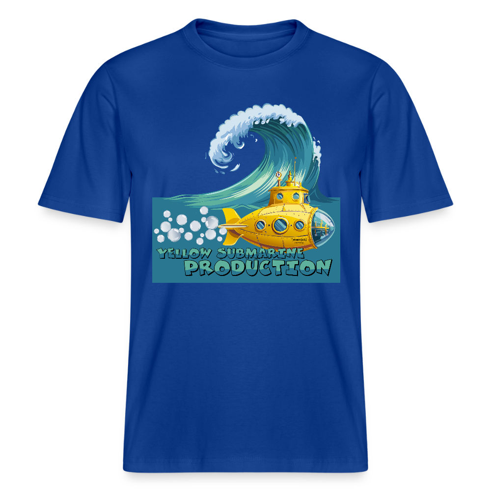 Unisex Bio-T-Shirt mit YELLOW SUBMARINE PRODUCTION PRINT - Dunkelblau