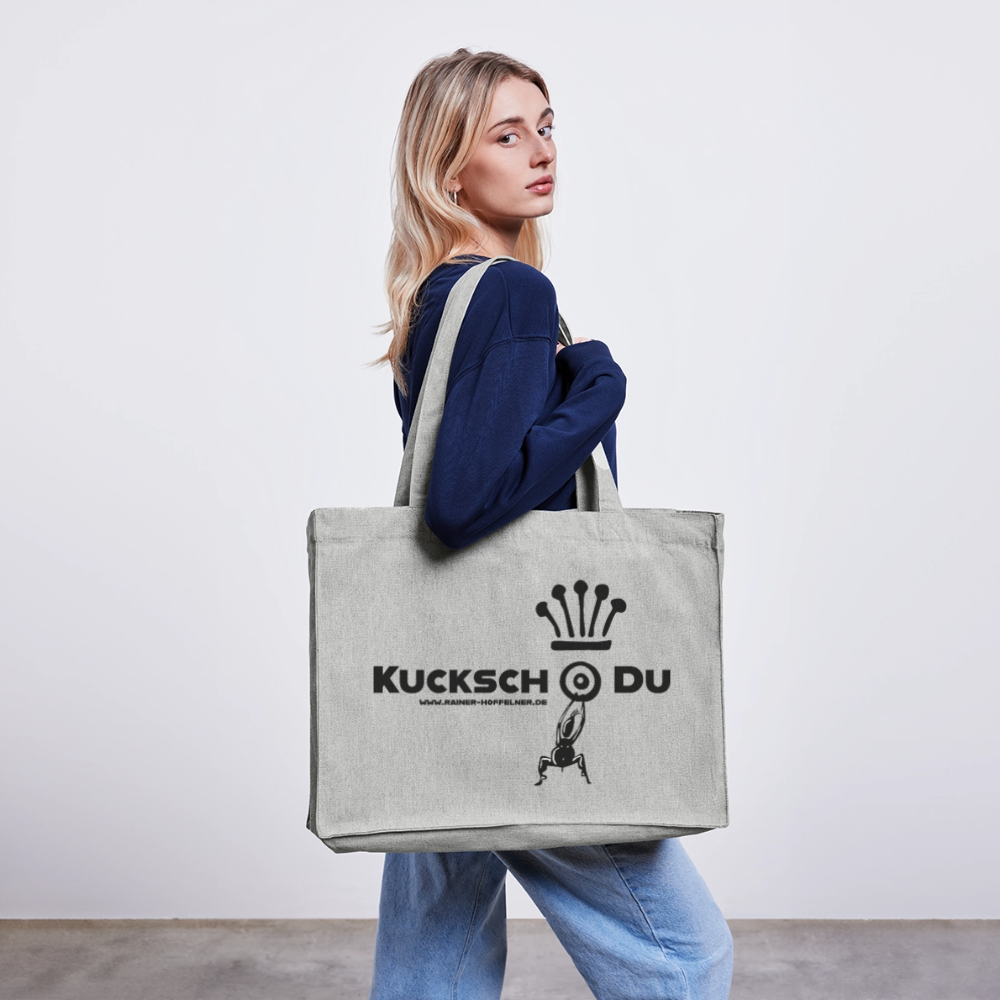 Recycelter Shopping Bag - Grau meliert