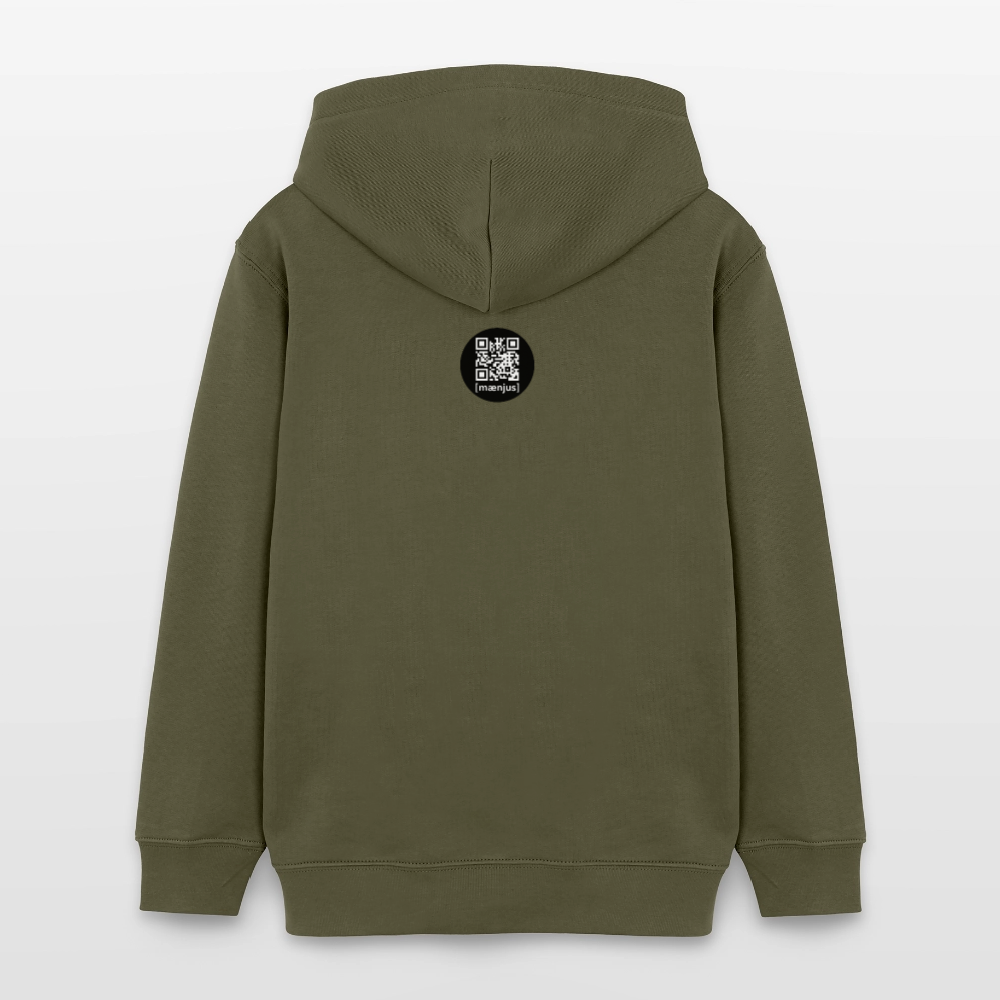 MNJS TEENS Bio-Hoodie mit WELCOME TO THE JUNGLE PRINT - Khaki