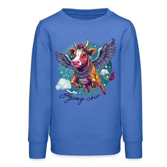 MNJS TEENS Bio Sweatshirt mit FLYING COW PRINT - carolina Blue