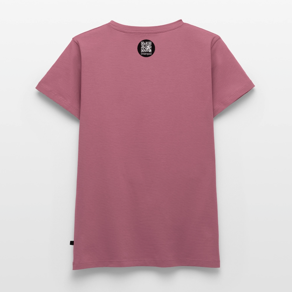 Frauen Premium T-Shirt mit OKTOBERFEST SKULL GIRL PRINT - Mauve