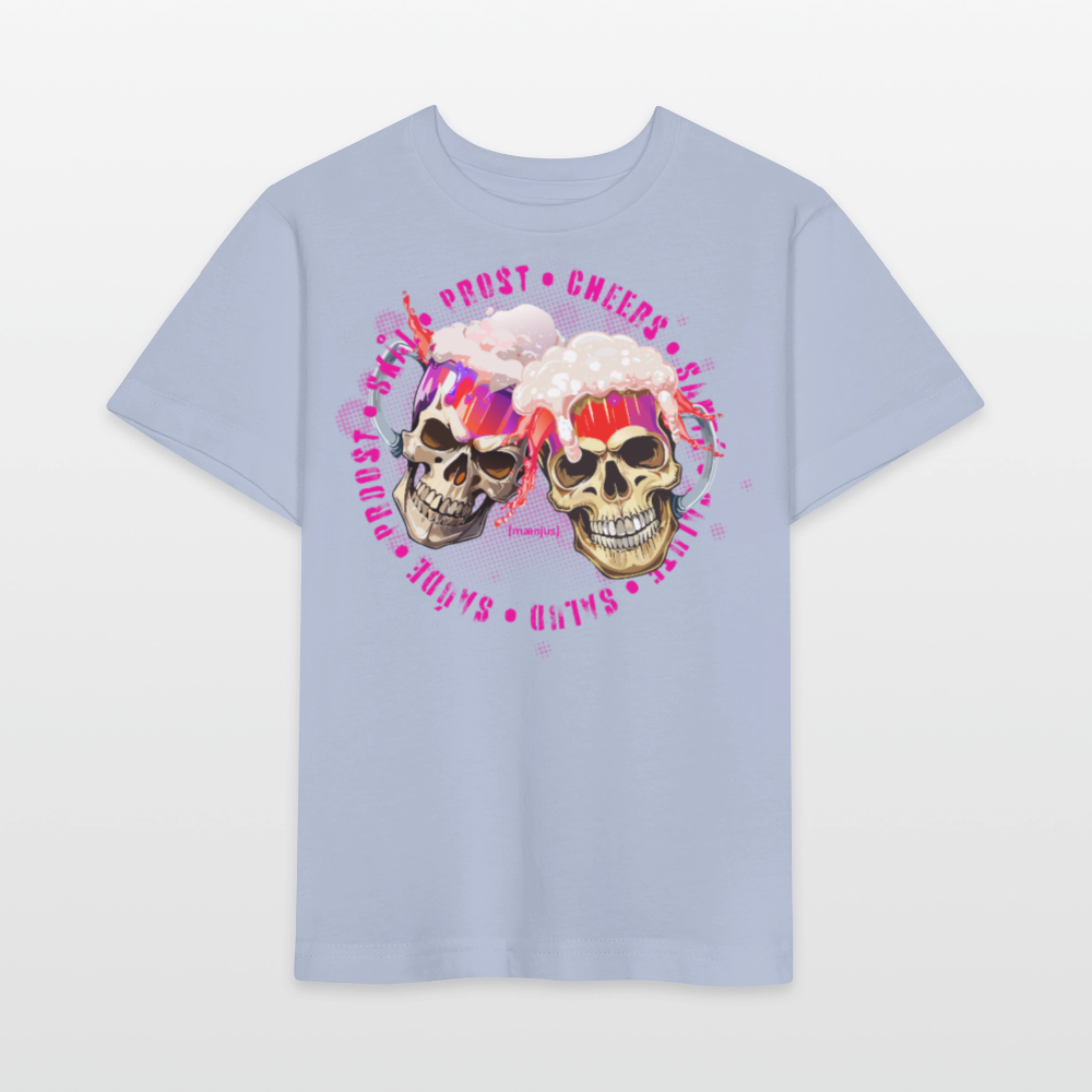 MNJS KIDS Bio T-Shirt mit OKOTBERFEST EDITION GIRLS PRINT - Lavendel-Violett