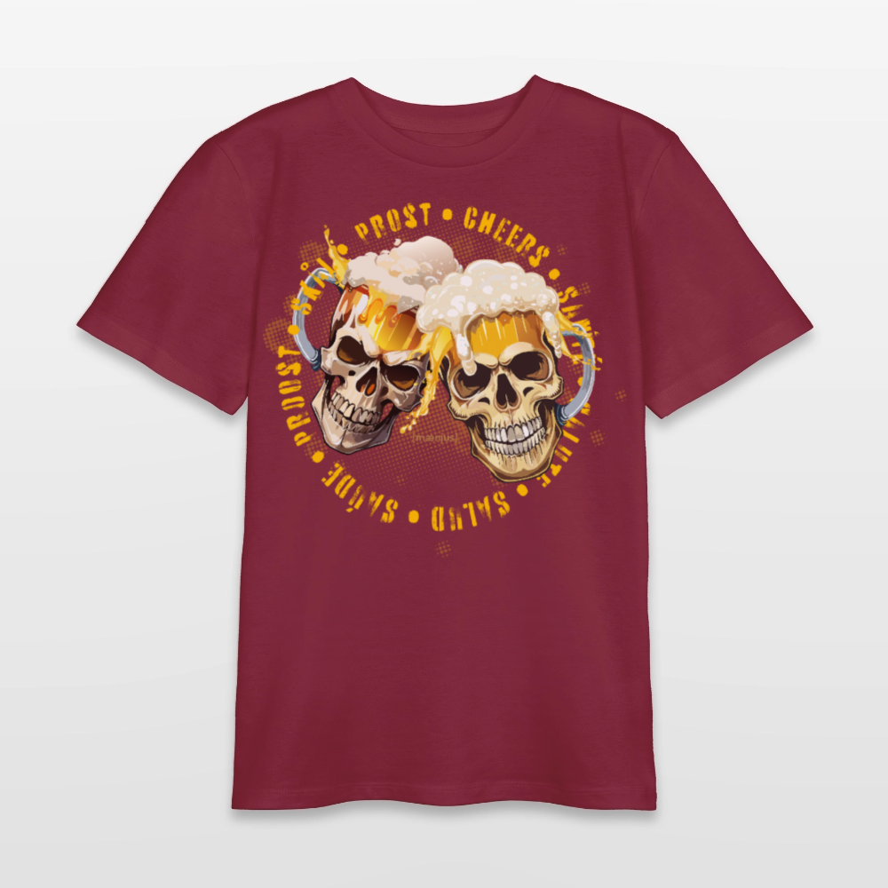 MNJS TEENS Bio T-Shirt mit OKTOBERFEST EDITION BOYS PRINT - Burgunderrot