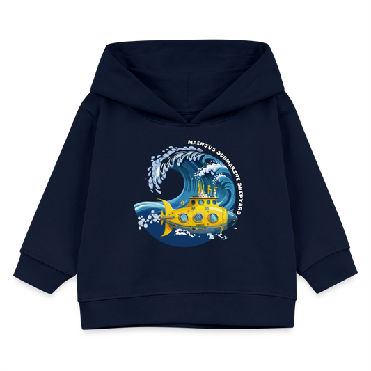 MNJS KIDS Bio Hoodie mit SUBMARINE SHIPYARD PRINT - Navy