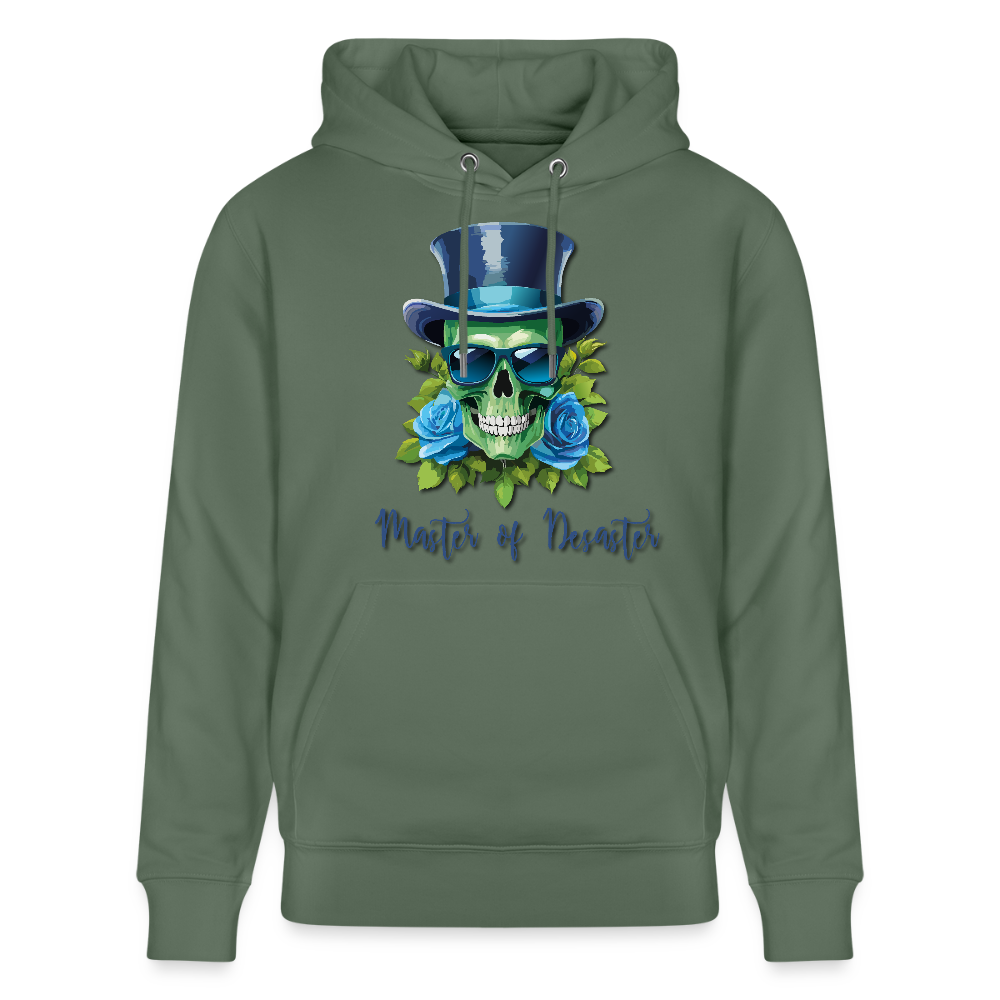 Unisex Hoodie mit MASTER OF DESASTER SKULL PRINT - Tanngrün