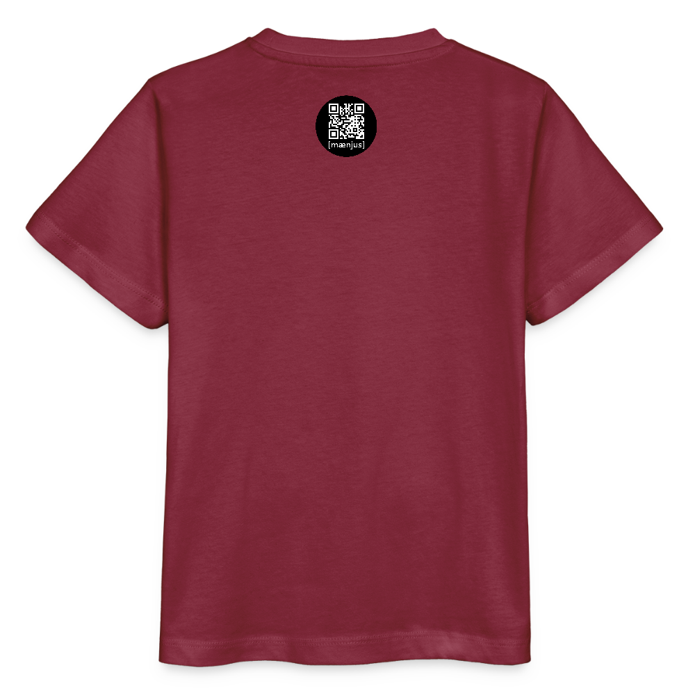 MNJS KIDS T-Shirt mit WELCOME TO THE JUNGLE PRINT - Burgunderrot