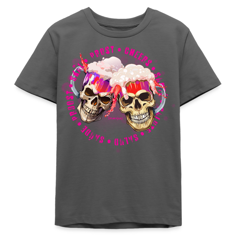 MNJS TEENS Bio T-Shirt mit OKTOBERFEST EDITION GIRLS PRINT - Anthrazit