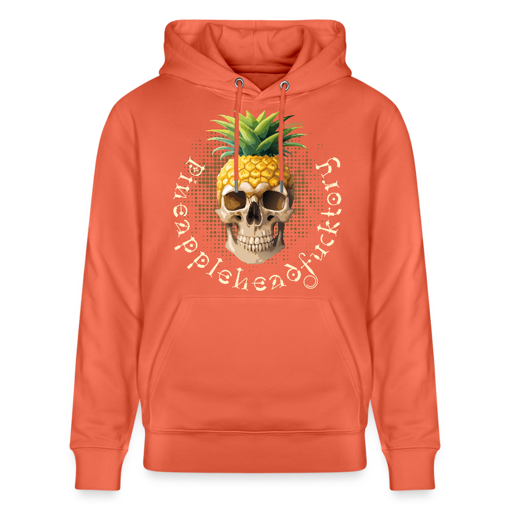 Unisex Hoodie mit PINEAPPLE SKULL PRINT - Hellrot