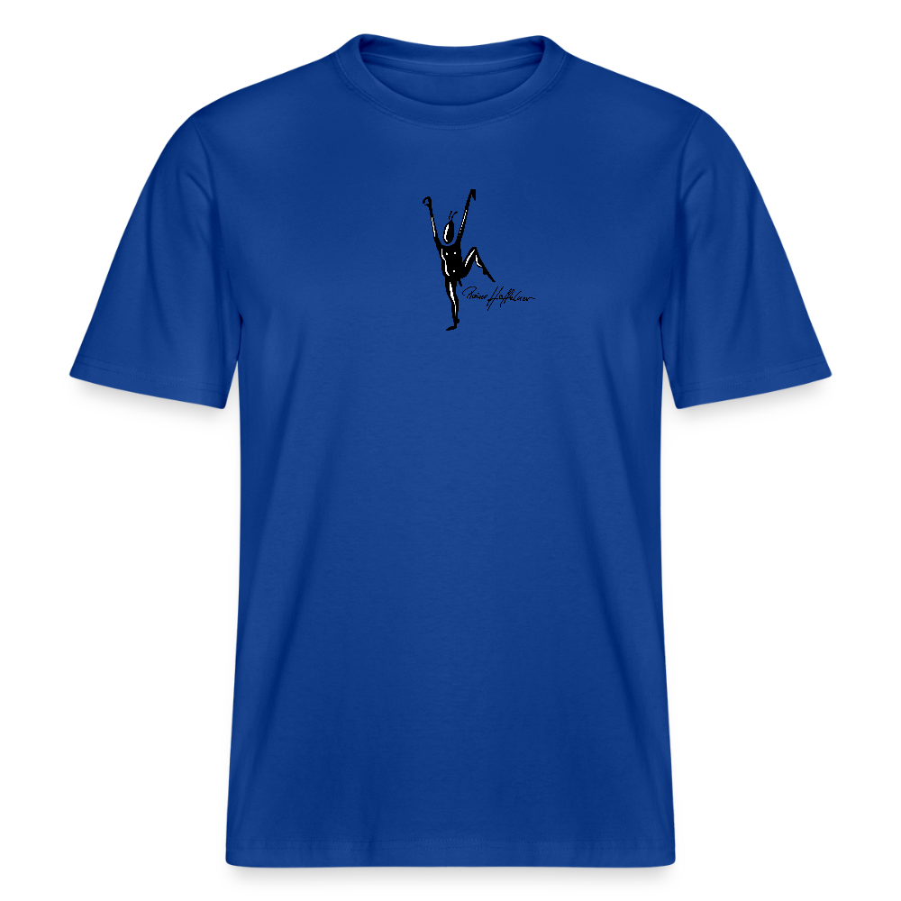 Unisex Bio-T-Shirt mit TUSCHEMÄNNCHEN PRINT - Dunkelblau