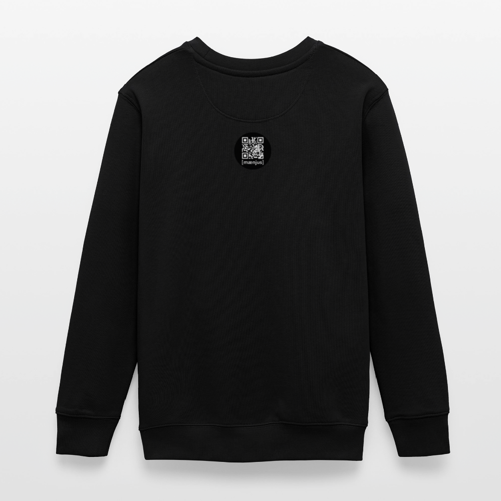 MNJS TEENS Bio Sweatshirt mit WELCOME TO THE JUNGLE PRINT - Schwarz