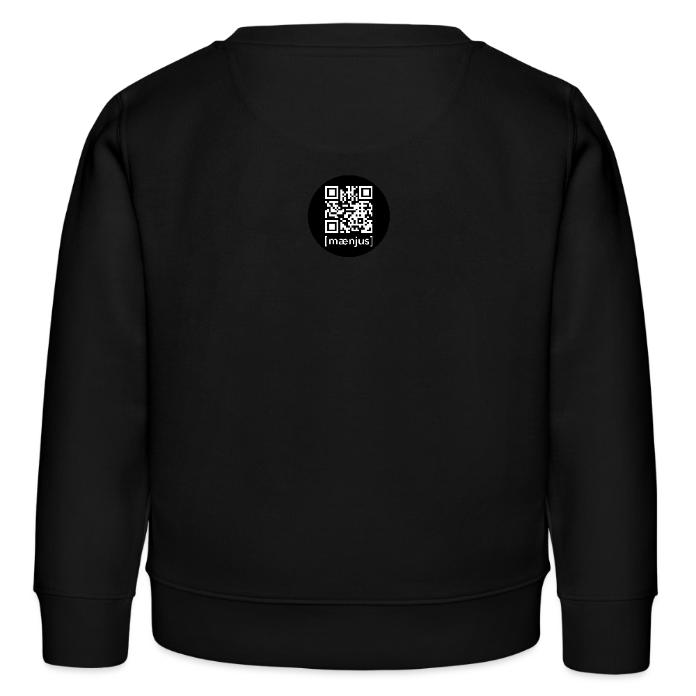 MNJS KIDS Mini Changer Bio Sweatshirt mit MONKEY IN LOVE PRINT - Schwarz