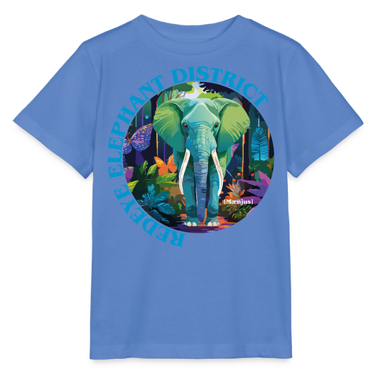 MNJS KIDS T-Shirt mit REDEYE ELEPHANT DISTRICT PRINT - Blau