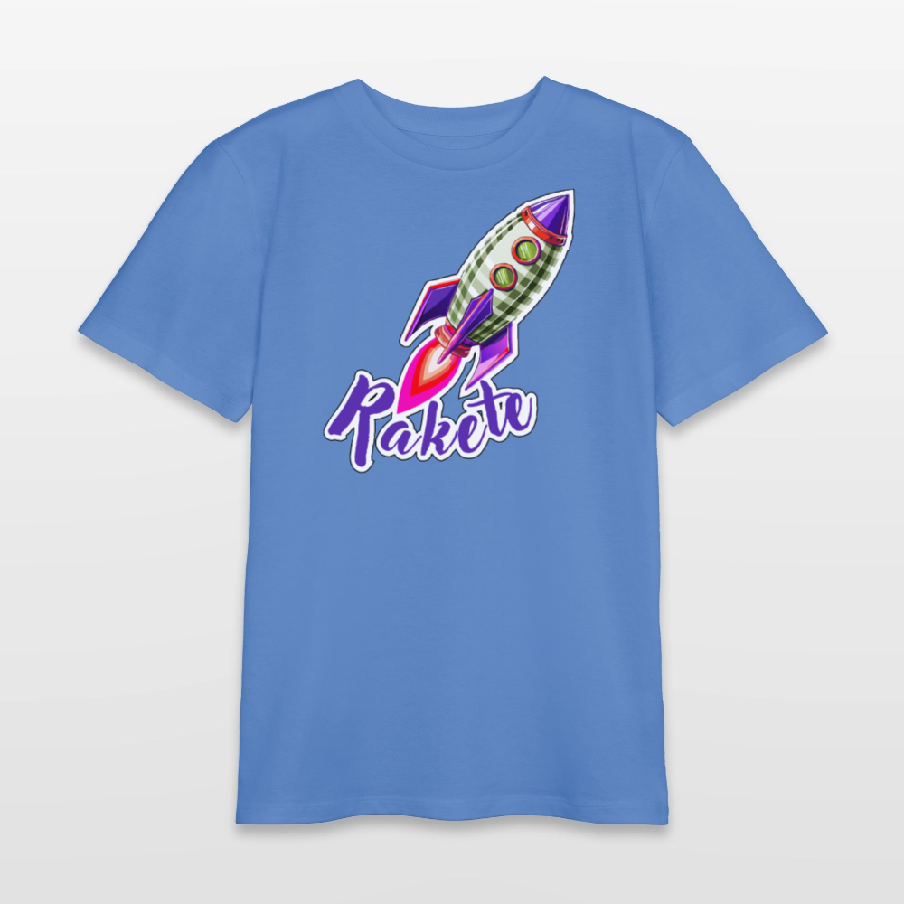 MNJS TEENS Bio T-Shirt mit RAKETE PRINT - Blau