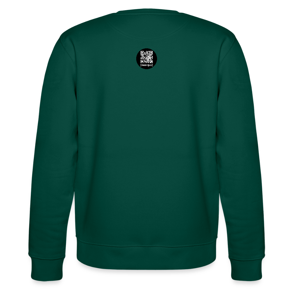 Unisex Bio-Sweatshirt mit BOBBLEHAT DOGCOMPANY PRINT - Forest