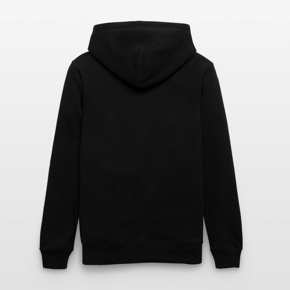 Unisex Bio-Hoodie mit KEEP CALM PRINT - Schwarz