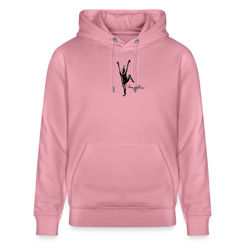 Unisex Bio-Hoodie mit TUSCHEMÄNNCHEN PRINT - Lila Traum
