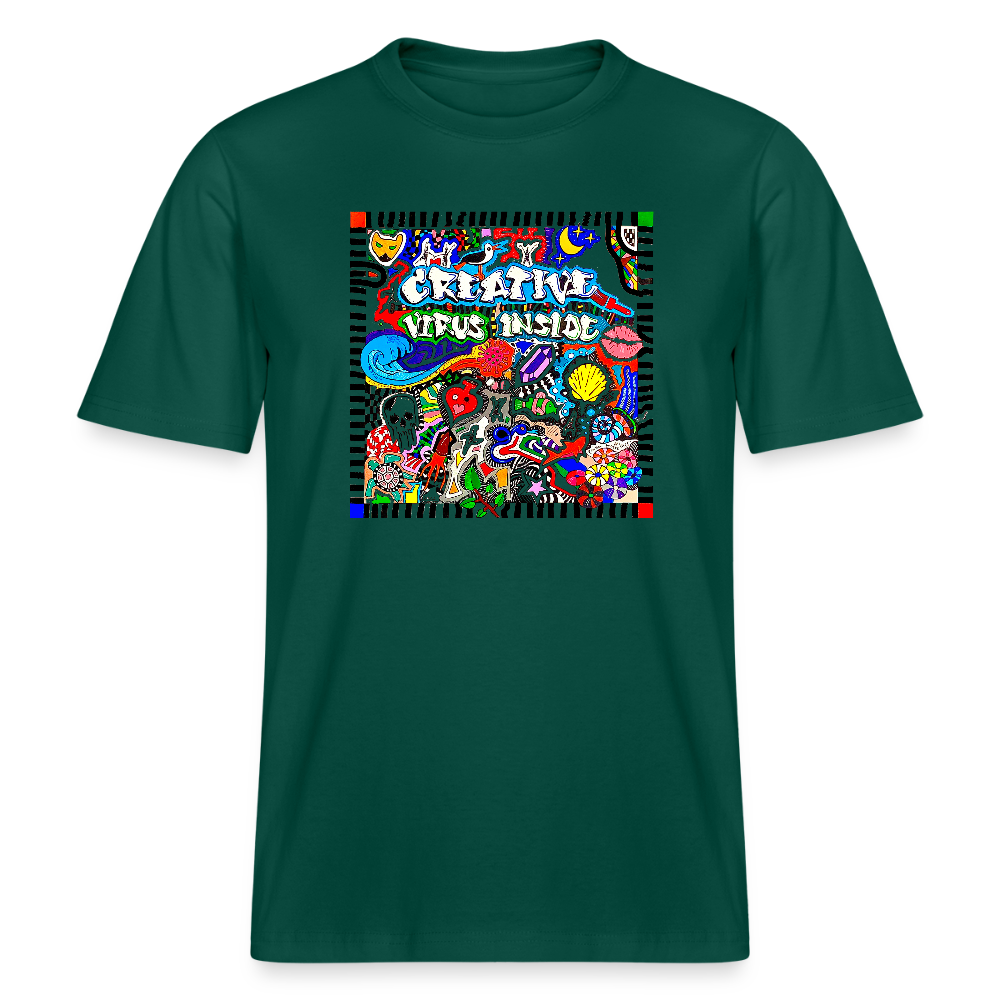 Unisex Bio-T-Shirt mit CREATIVE VIRUS INSIDE PRINT - Forest