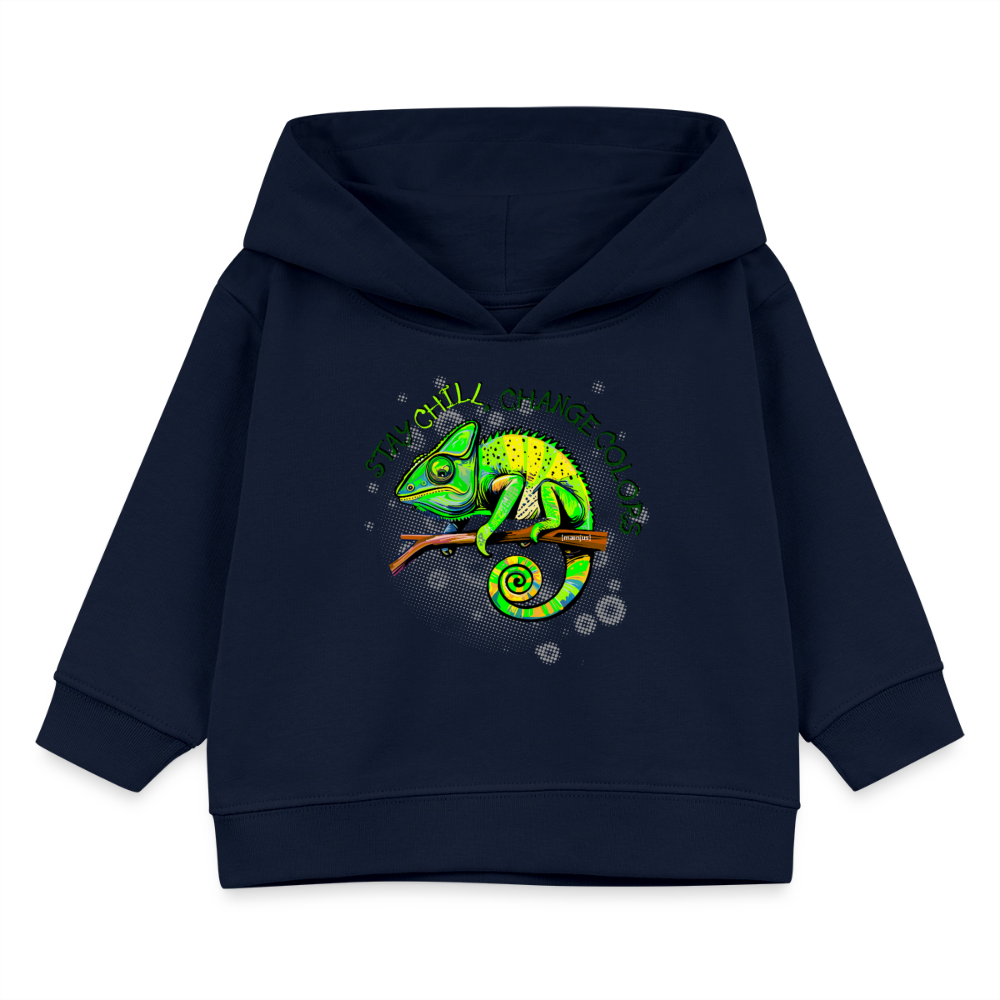 MNJS KIDS Bio Hoodie mit CAMAELEON PRINT - Navy